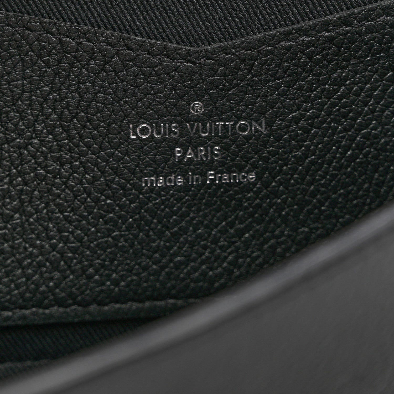 Louis Vuitton Calfskin Lockme II Wallet Vanille Black 6 of 9