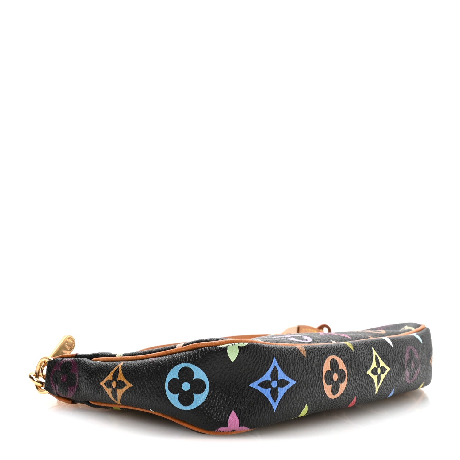 Louis Vuitton Monogram Multicolor Pochette Accessories Black 4 of 10