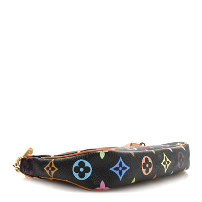 Louis Vuitton Monogram Multicolor Pochette Accessories Black 4 of 10