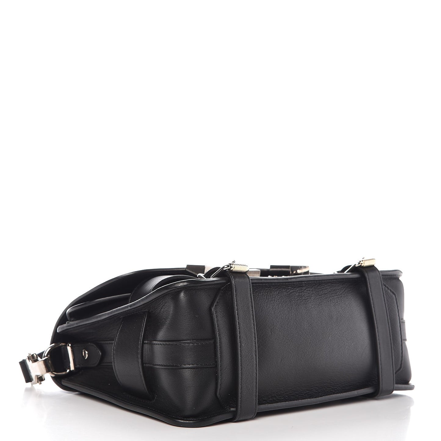 Calfskin PS11 Classic Shoulder Bag Black