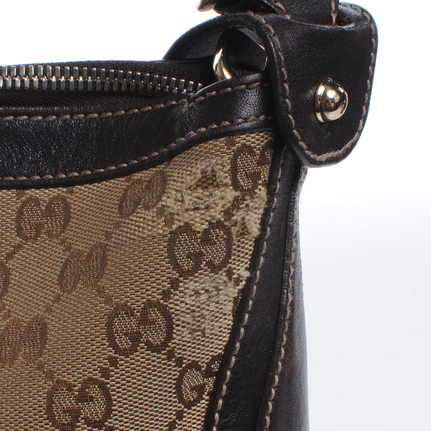 Monogram Pelham Studded Shoulder Bag Ebony