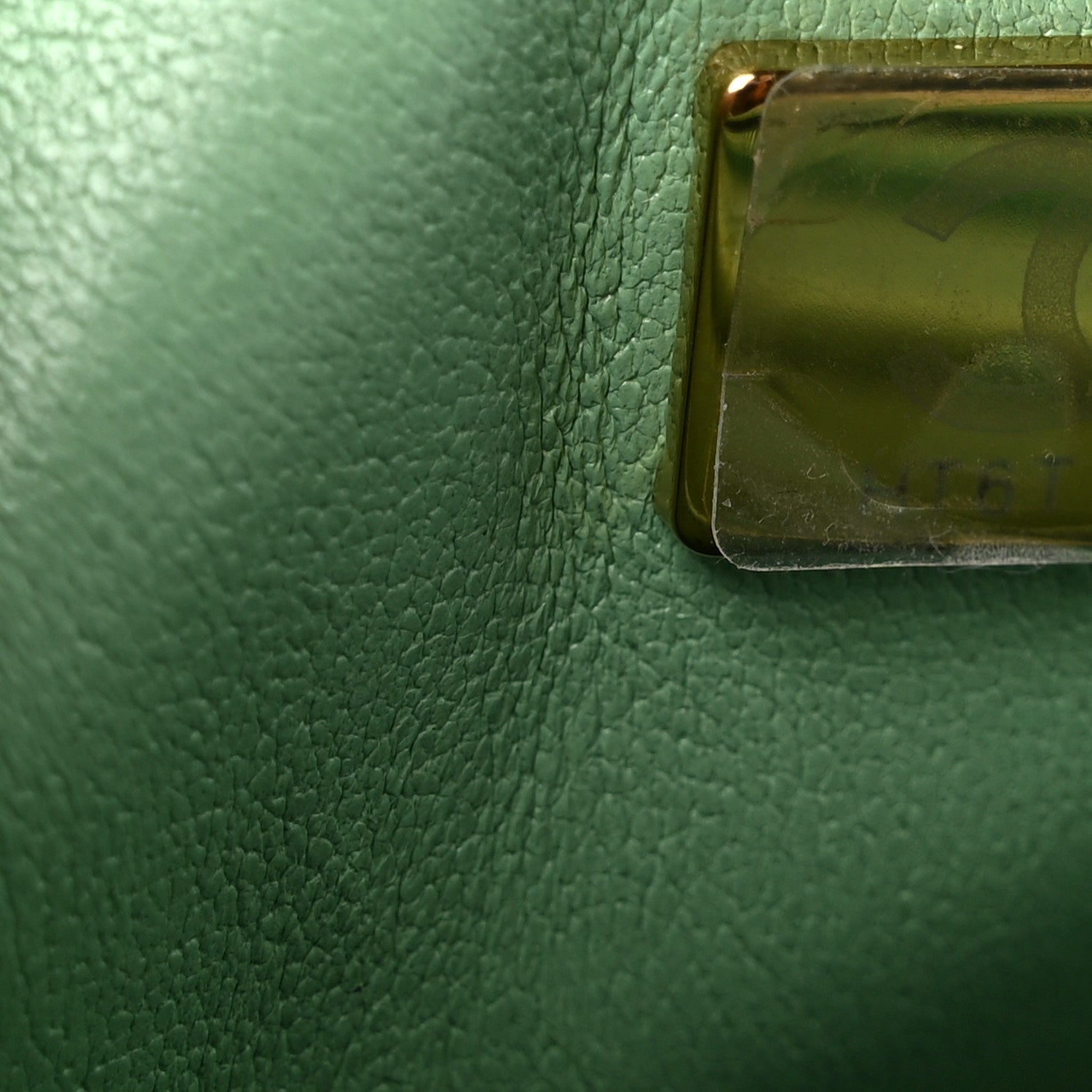 Chanel Lambskin Quilted Mini Rectangular Flap Green 8 of 12