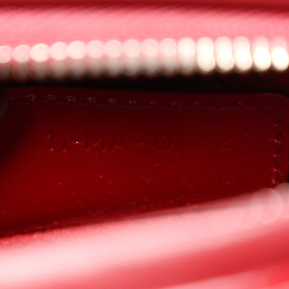 Christian Dior Patent Cannage Medium Lady Dior Burgundy Red 7 of 10