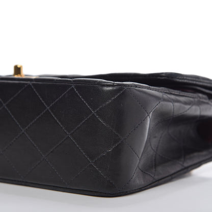 Chanel Lambskin Quilted Medium Double Flap Black 7 of 11