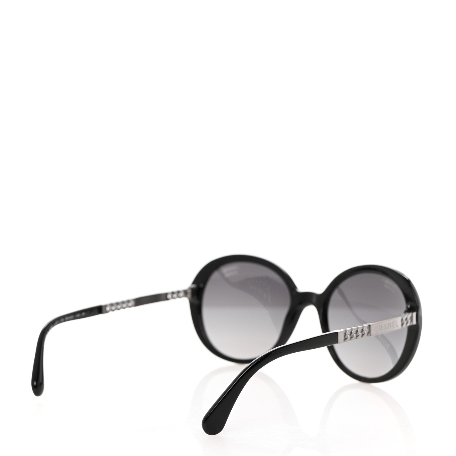 Chanel Chain Oval Summer Sunglasses 5353 Black 4 of 8