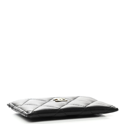 Chanel Lambskin Quilted Card Holder Black 4 of 8