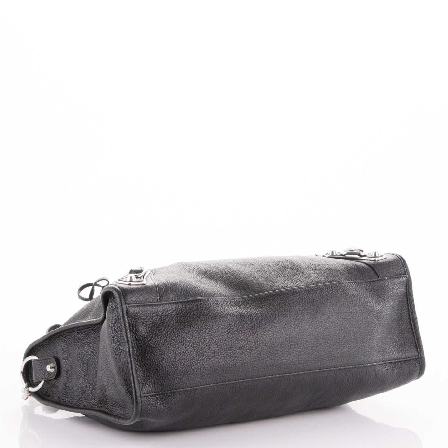 Chevre Silver Metallic Edge City Black