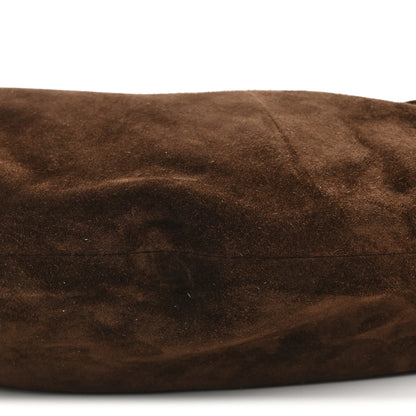 Khaite Suede Calfskin Medium Olivia Hobo Coffee 9 of 11