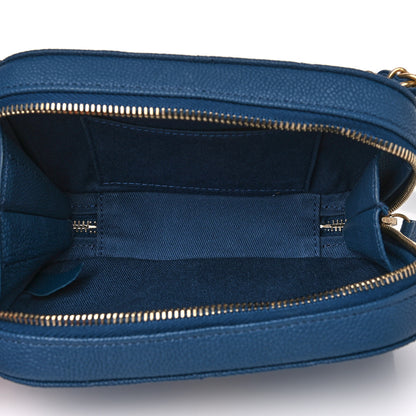 Chanel Caviar Quilted Waist Bag Blue 5 of 12