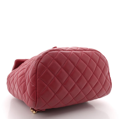 Chanel Lambskin Quilted Small Urban Spirit Backpack Red 4 of 12