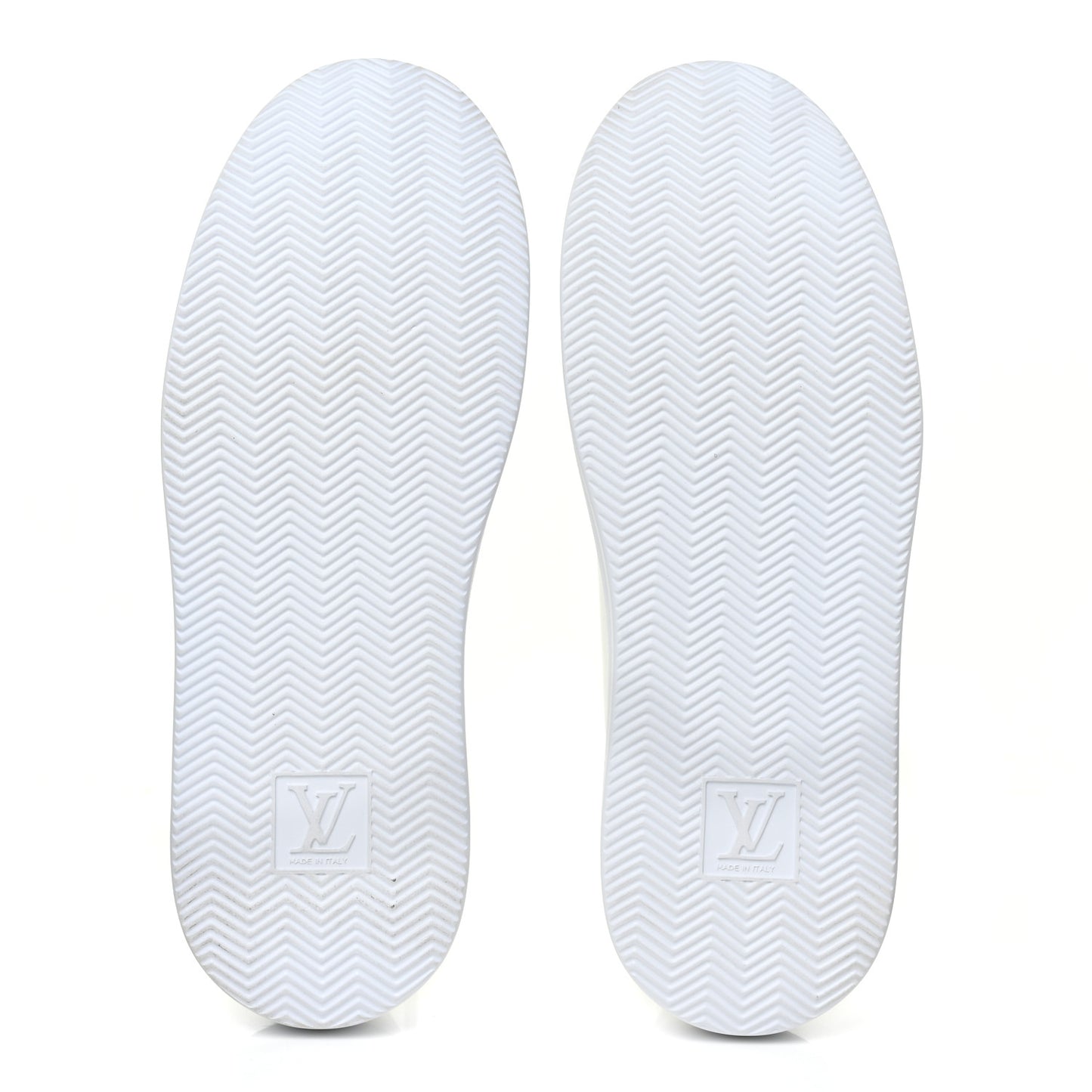 Calfskin Mens LV Beverly Hills Sneakers 9.5 White