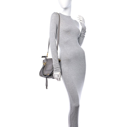 Chloe Calfskin Small Marcie Satchel Cashmere Grey 2 of 14