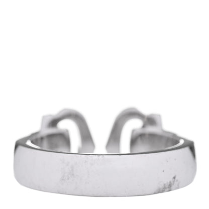 Cartier 18K White Gold Diamond C De Cartier Ring 54 7 3 of 5