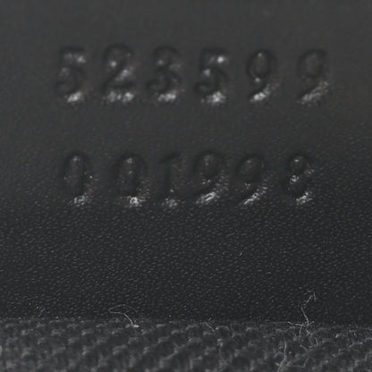 Gucci GG Supreme Monogram Web Small Flat Messenger Bag Black Grey 7 of 10