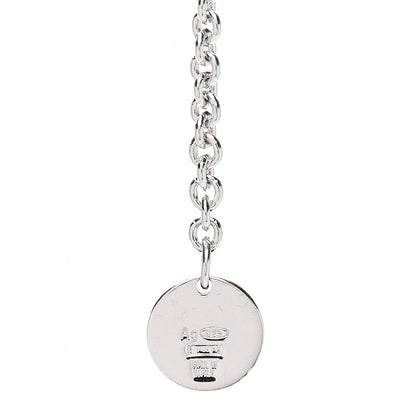 Bulgari Sterling Silver Ceramic Save The Children Pendant Necklace 6 of 7