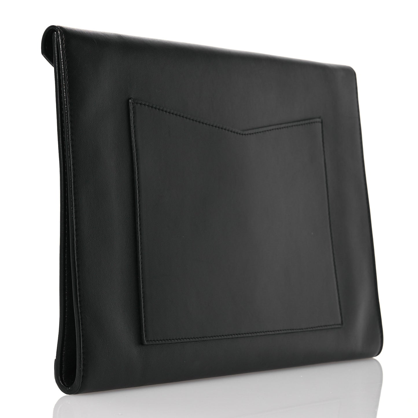 Lambskin Cocomail Envelope Clutch Black