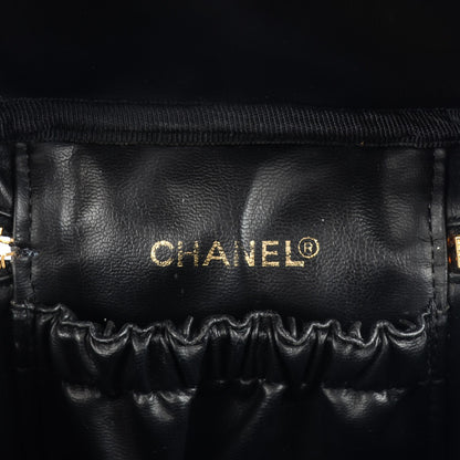 Chanel Lambskin Vanity Cosmetic Case Black 6 of 8