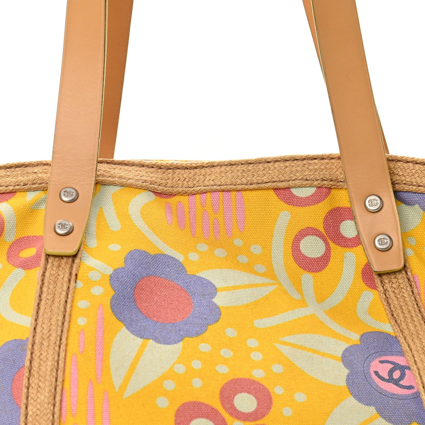 Canvas Printed Tote Multicolor