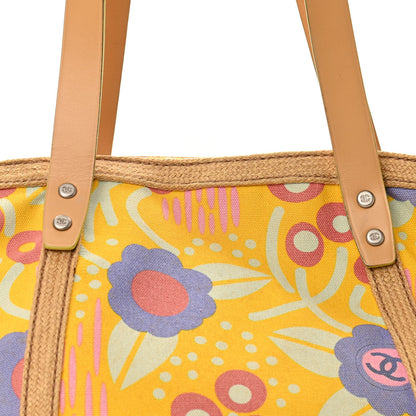Chanel Canvas Printed Tote Multicolor 7 of 12