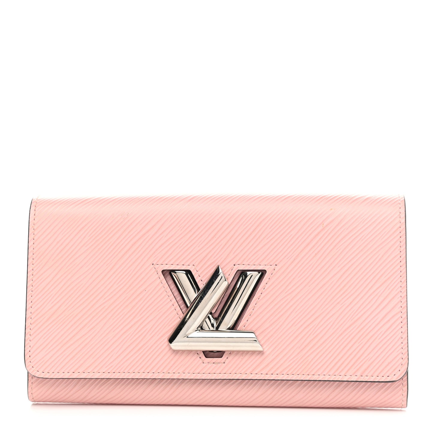 Epi Twist Wallet Rose Ballerine