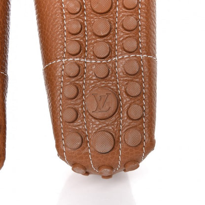 Louis Vuitton Grained Calfskin Close Up Flat Loafer 39 Brown 7 of 10