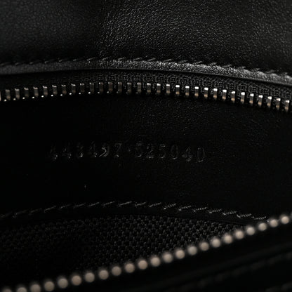 Gucci Calfskin Matelasse Monochrome Small GG Marmont Shoulder Bag Black Black 7 of 10