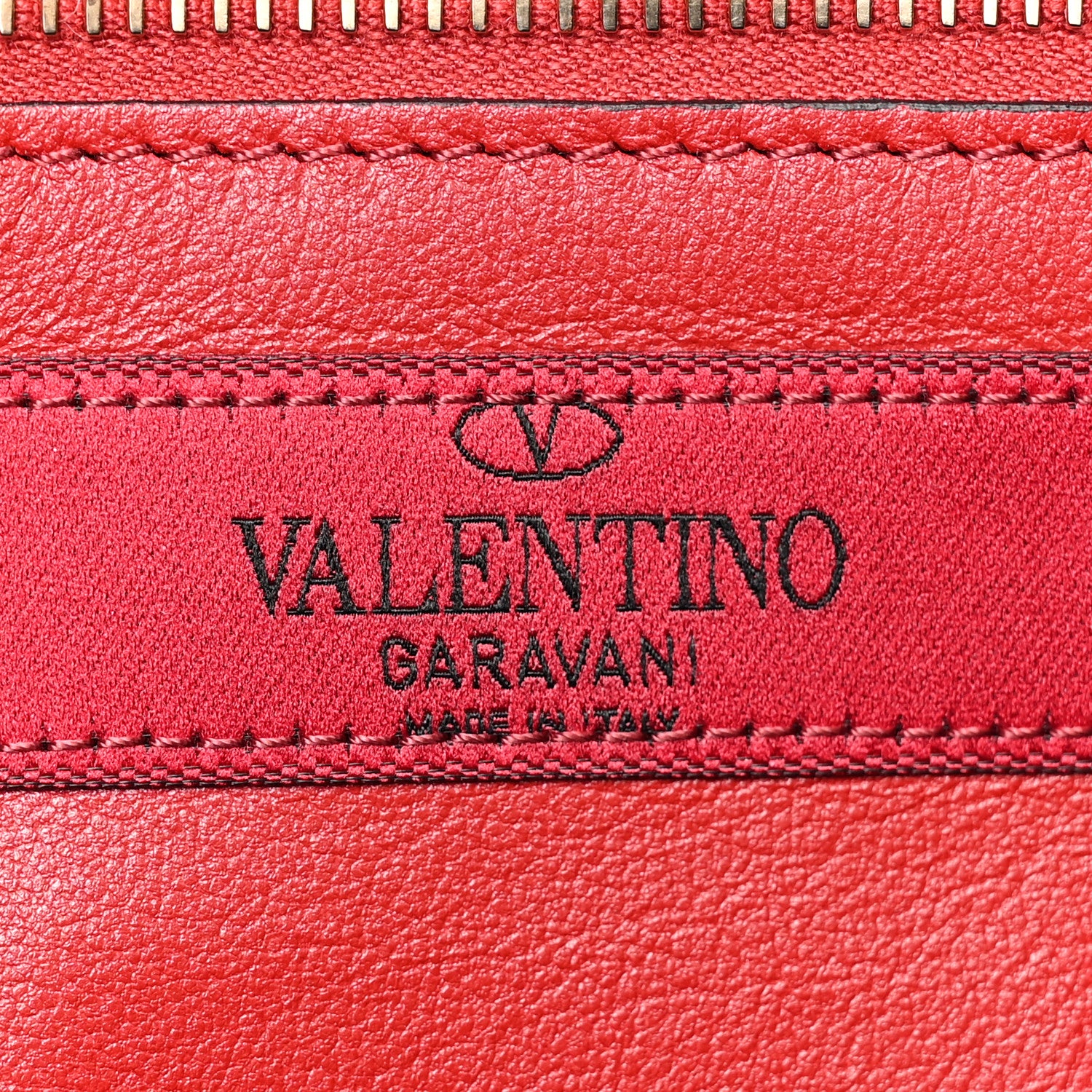 Valentino Garavani Nappa Rockstud Spike Wallet On Chain Optic White 6 of 10