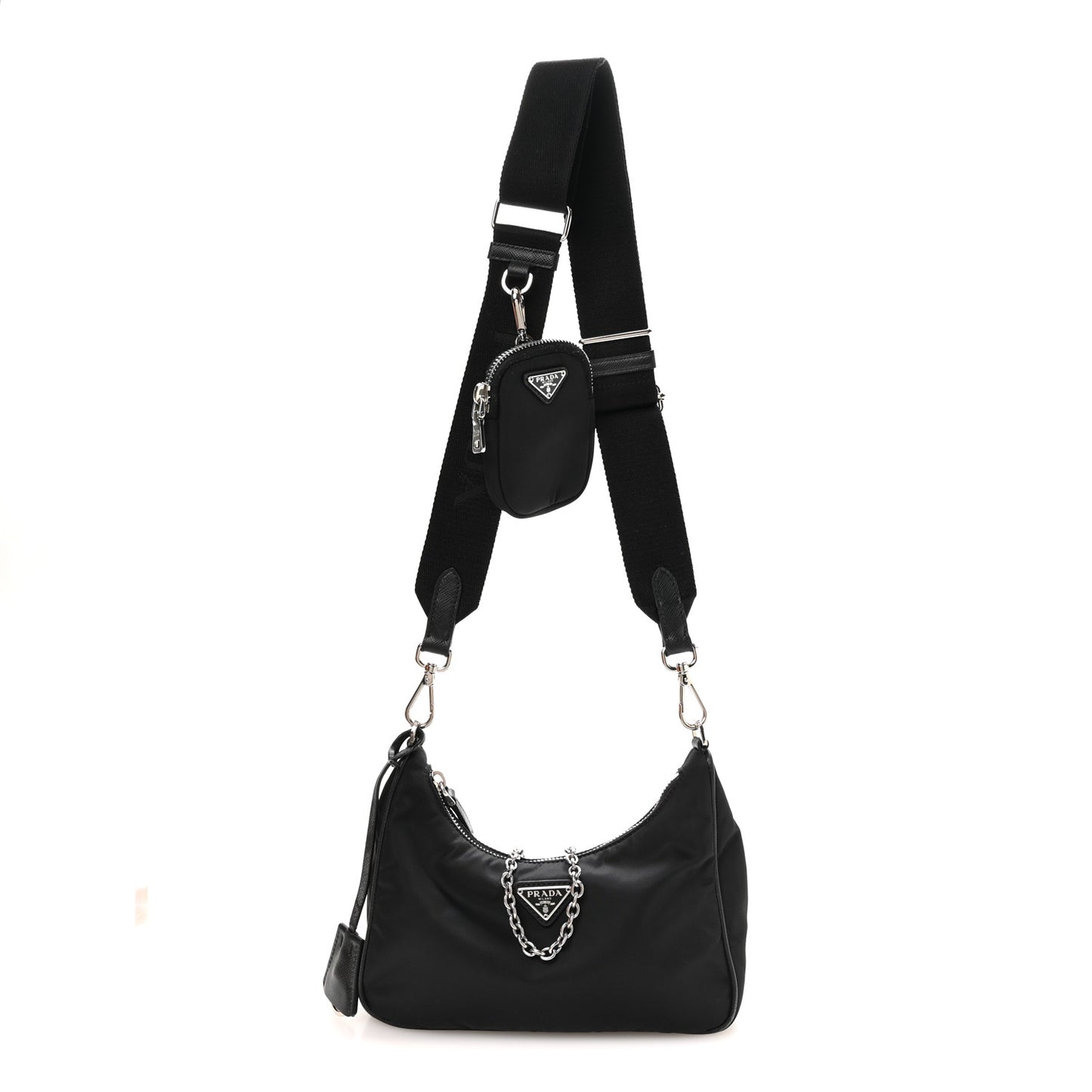 Nylon Re-Edition 2005 Shoulder Bag Black