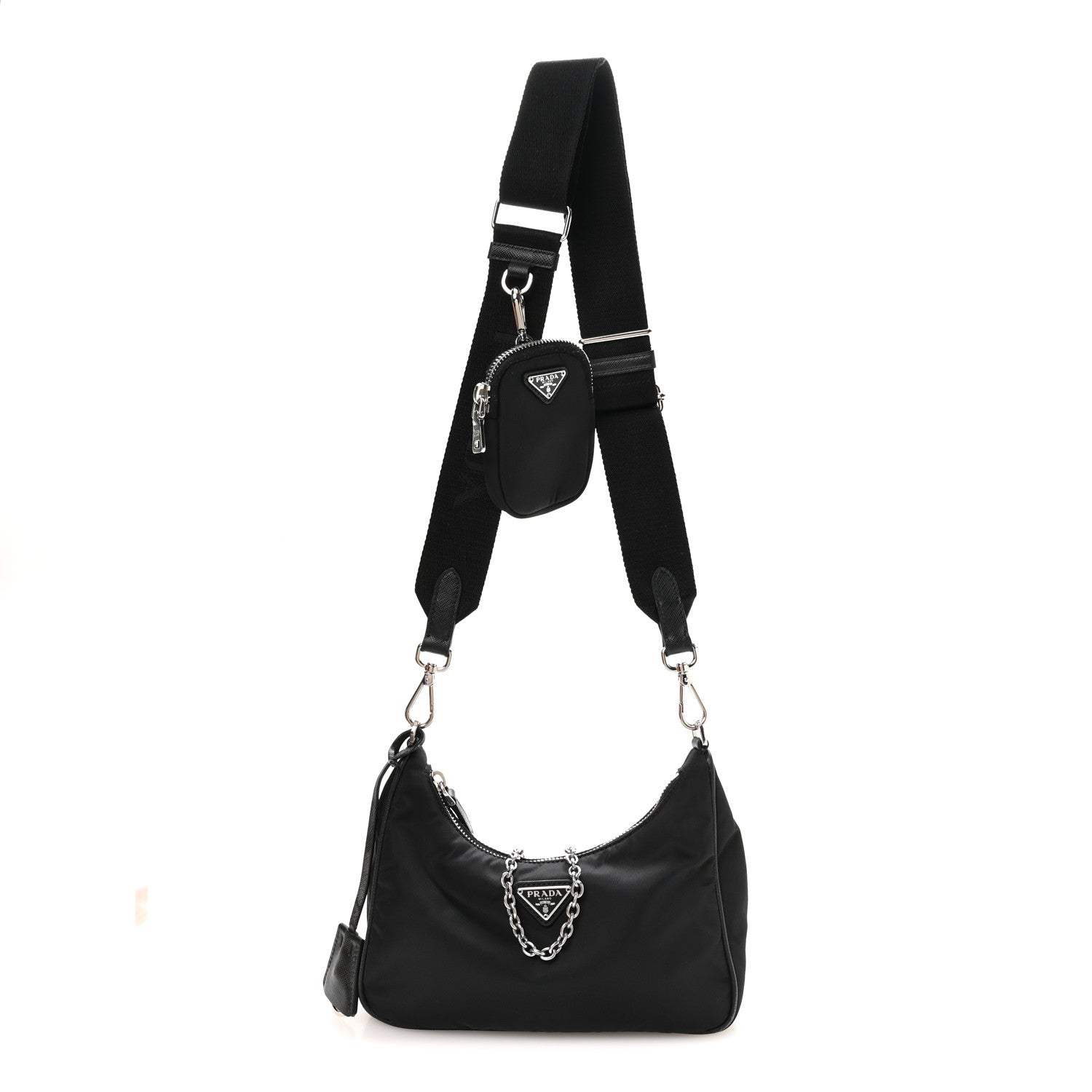 Prada Nylon Re-Edition 2005 Shoulder Bag Black 1 of 10