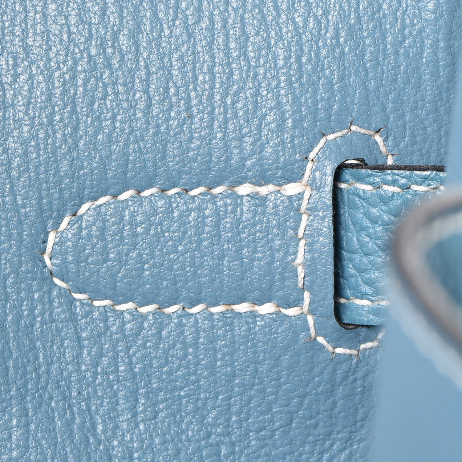 Hermes Togo Birkin 35 Blue Jean 17 of 38