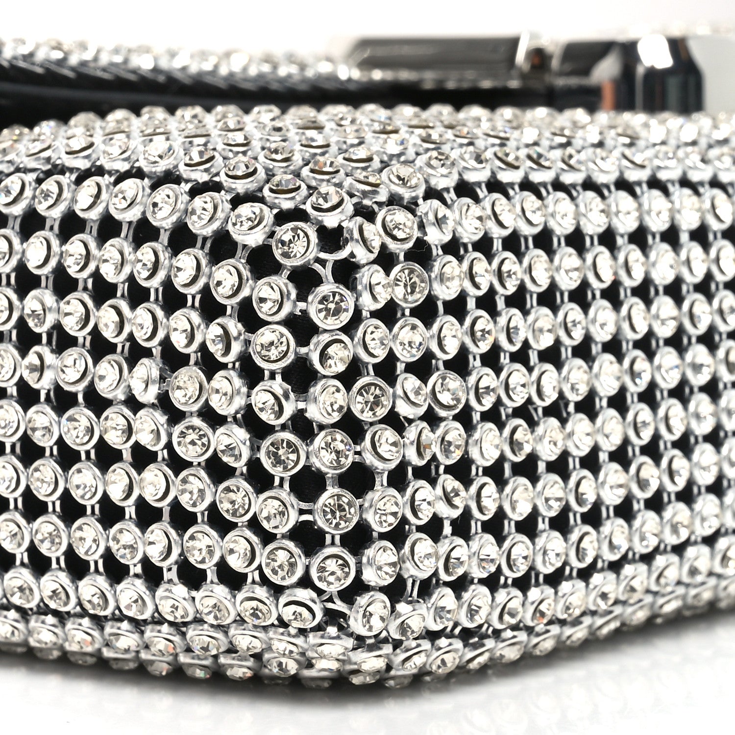 Marc Jacobs The Rhinestone J Marc Mini Shoulder Bag Silver 8 of 9