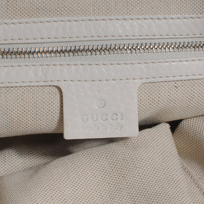 Gucci Leather Techno Horsebit Large Flap White 5 of 7
