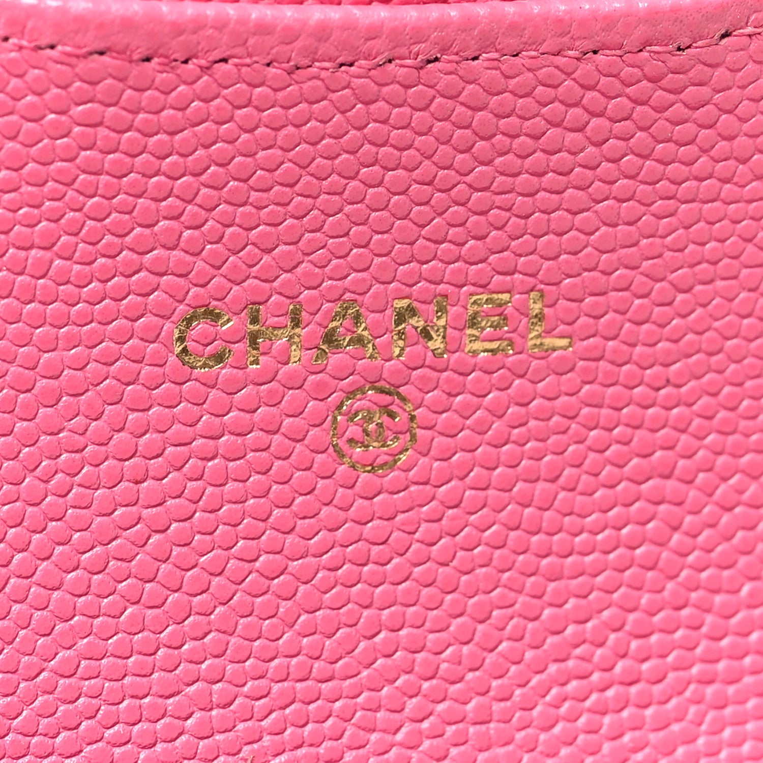 Chanel Caviar Quilted Flap Card Holder Wallet Pink 6 of 9