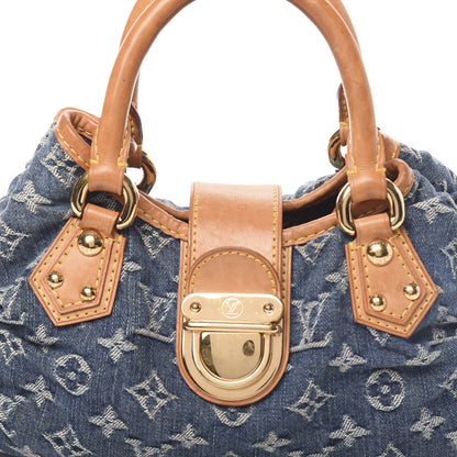 Louis Vuitton Monogram Denim Pleaty Blue 11 of 18