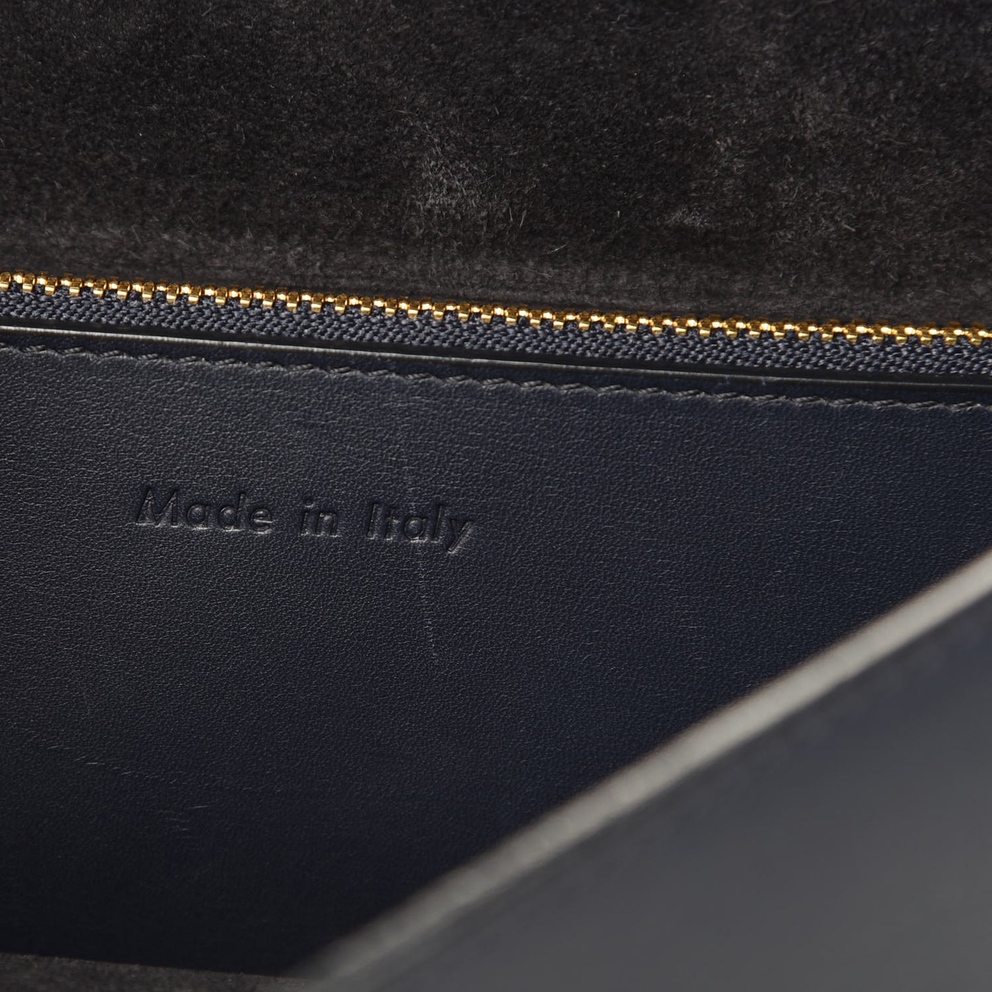 Calfskin Blade Flap Navy