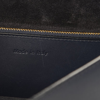 Celine Calfskin Blade Flap Navy 7 of 17