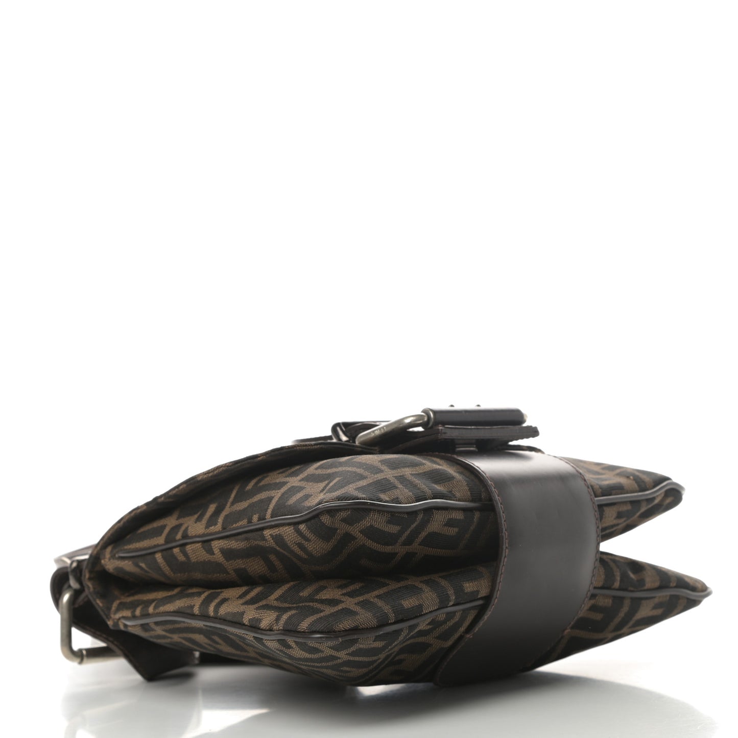 Zucca Buckle Shoulder Bag Tobacco