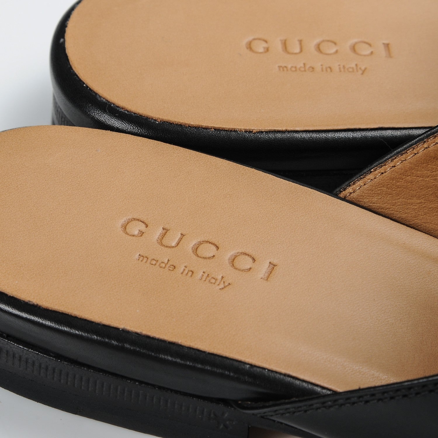 Gucci Calfskin Womens Princetown Slippers 39 Black 5 of 7