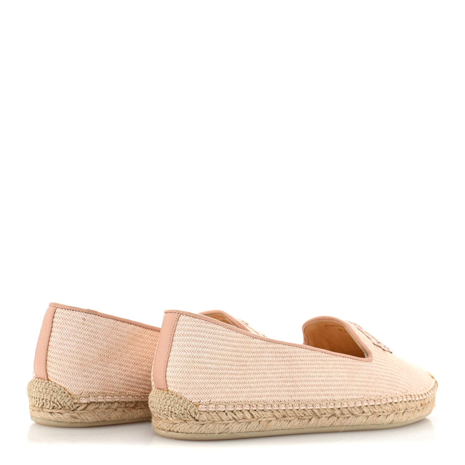 Christian Louboutin Nanou Orlato Donna Espadrilles 40 Paille Croisette 5 of 9