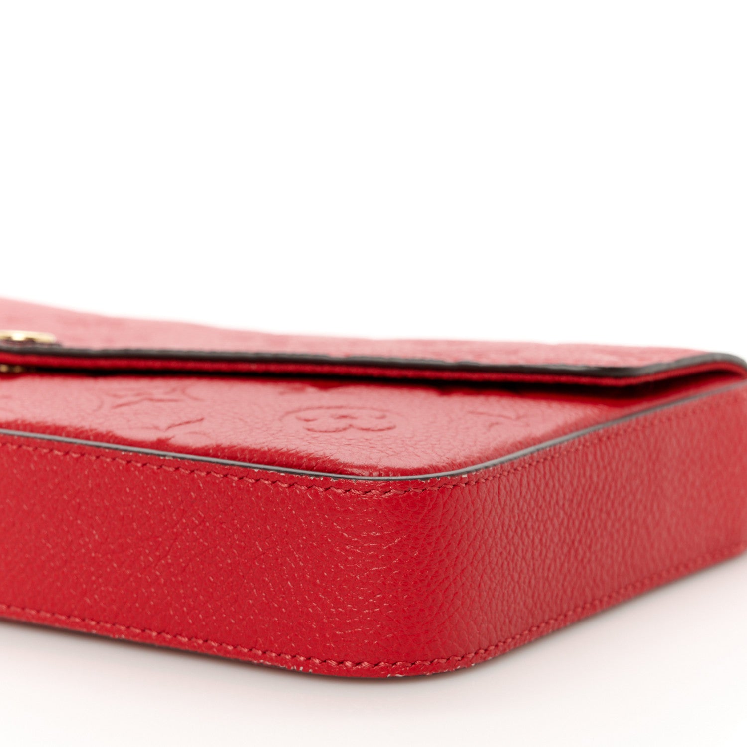 Louis Vuitton Empreinte Pochette Felicie Chain Wallet Scarlet 14 of 14