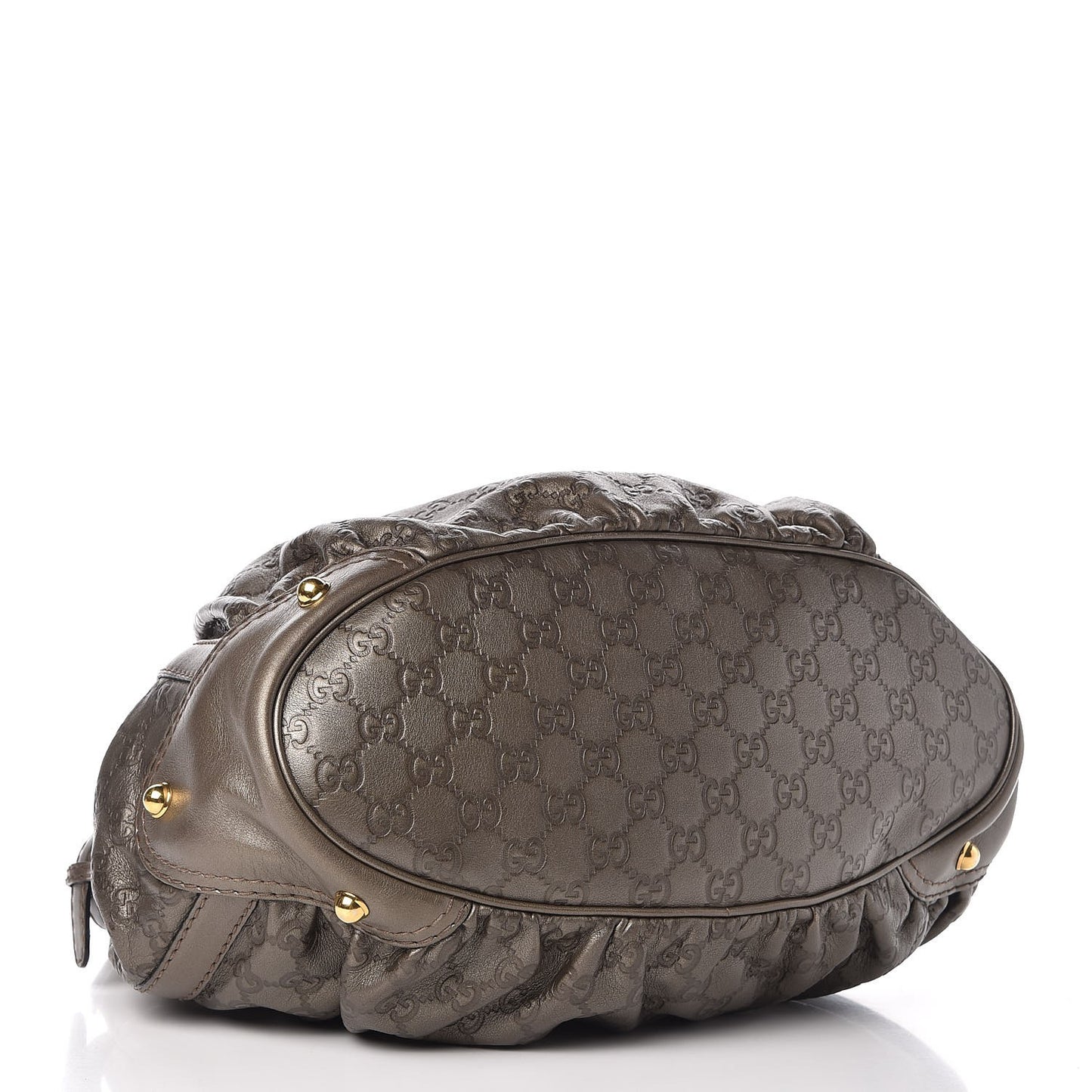 Guccissima Medium Jockey Tote Grey