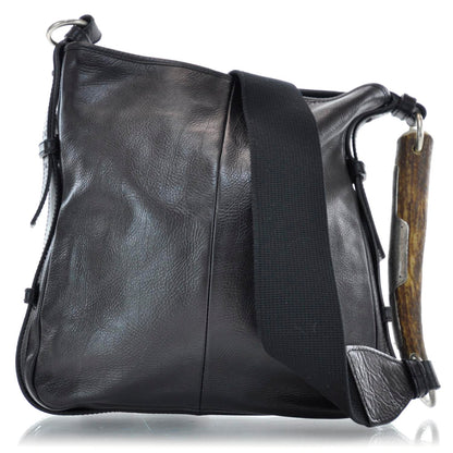 Saint Laurent Leather Mombasa Messenger Black 1 of 10