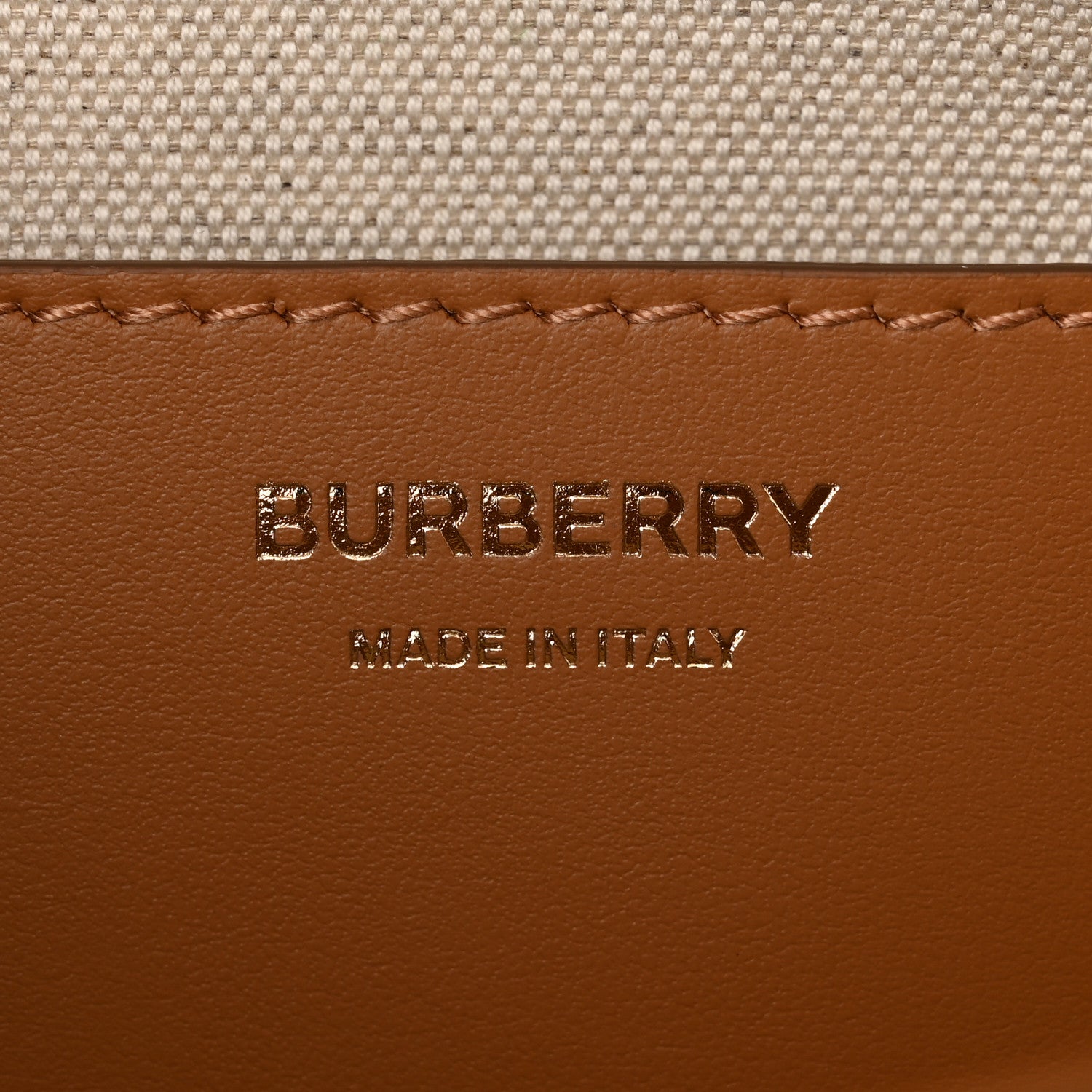 Burberry Raffia Calfskin TB Note Crossbody Bag Natural 6 of 10