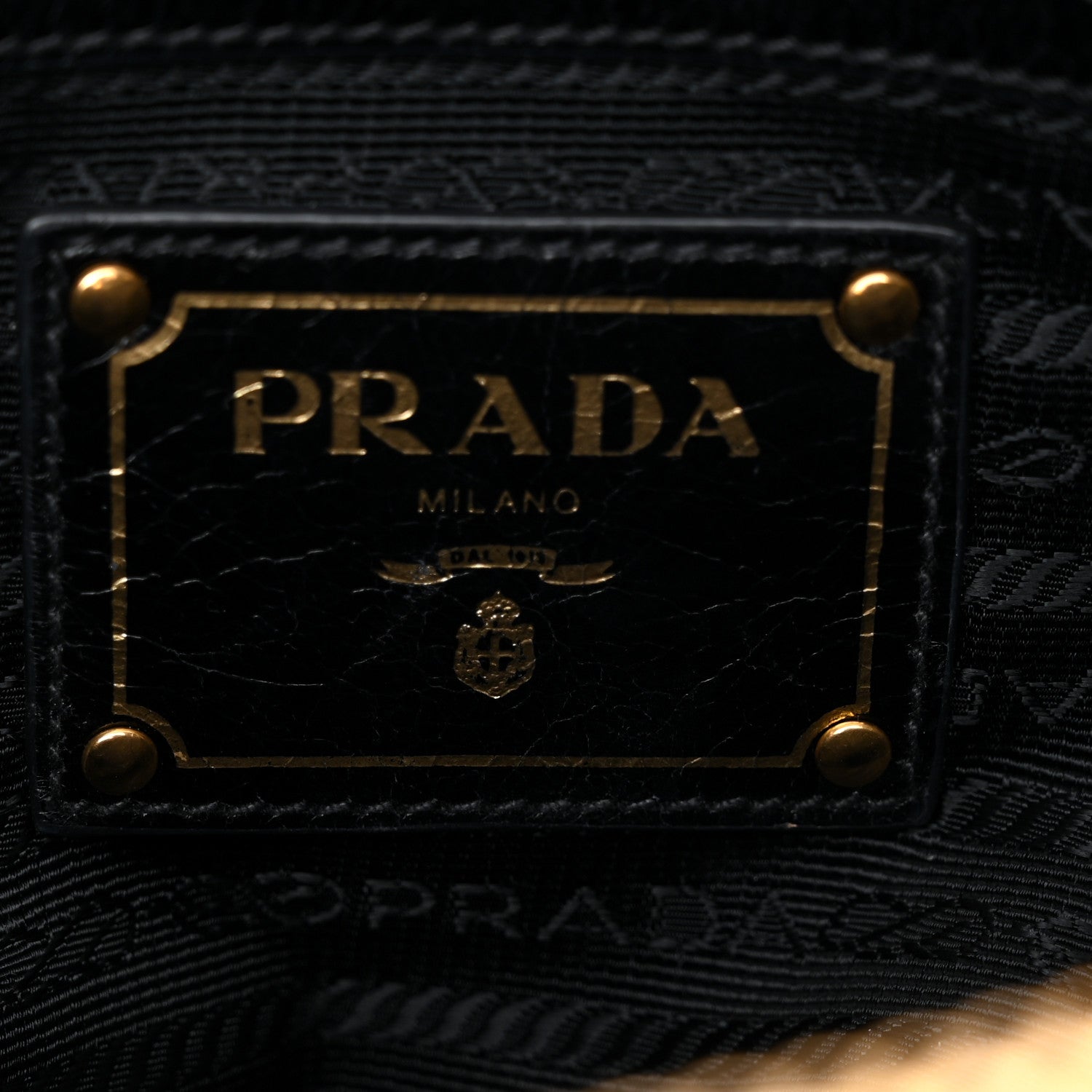 Prada Vitello Shine Shopping Satchel Black 7 of 11