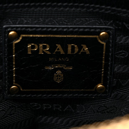 Prada Vitello Shine Shopping Satchel Black 7 of 11