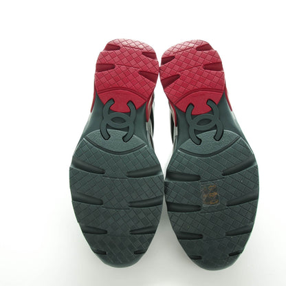 Chanel Calfskin Tweed Sneakers 43 Grey Black 5 of 7