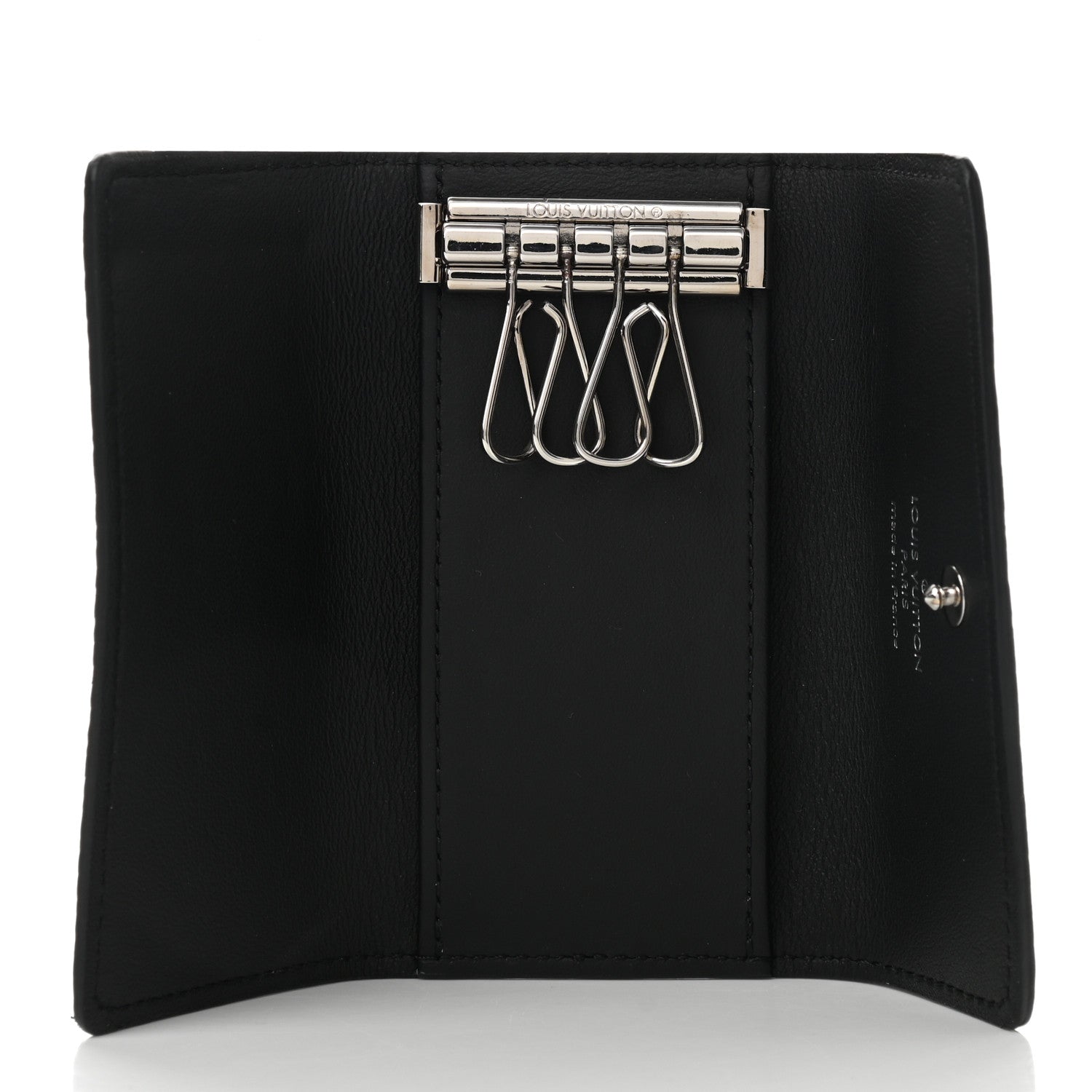 Louis Vuitton Mahina Multicles 4 Key Holder Black 5 of 8