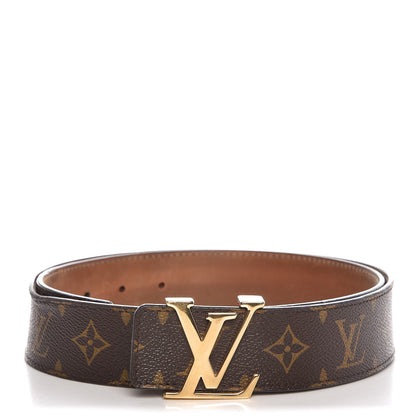 Louis Vuitton Monogram 40mm LV Initiales Belt 95 38 1 of 10