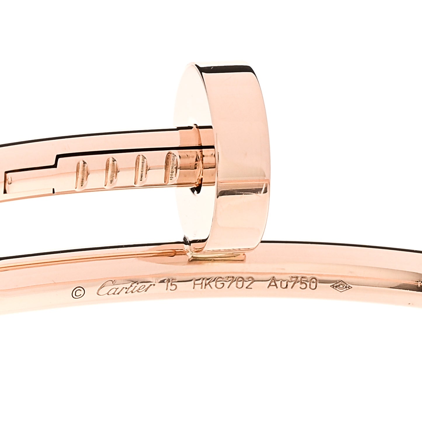 18K Pink Gold Juste Un Clou Bracelet 15