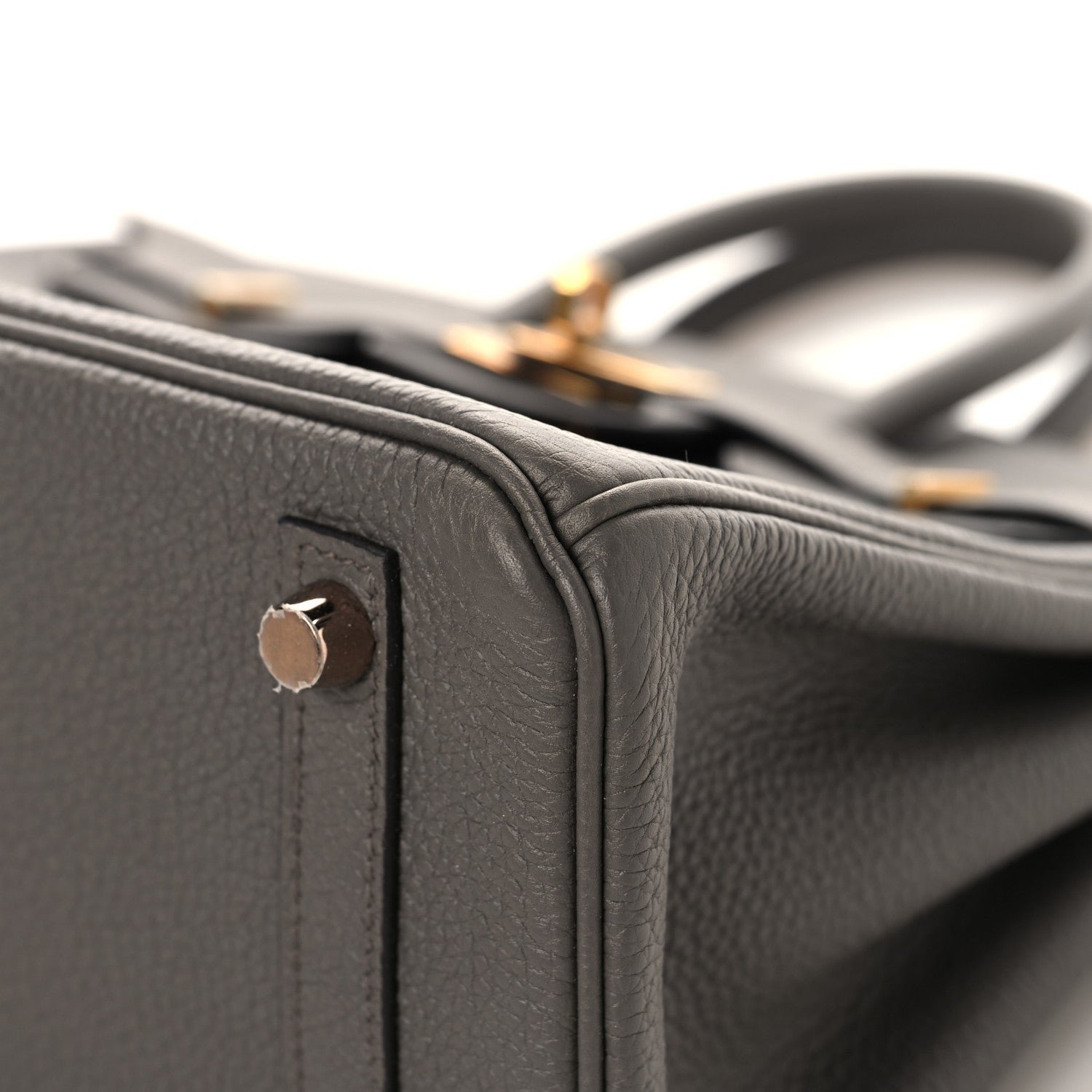 Hermes Togo Birkin 25 Etain 21 of 23